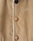 מעיל חום עם פרווה מבית איב סאן לורן עם מס׳ פגמים קלים | 18-24 חודשים
