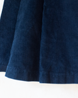 שמלת קורדרוי כחולה עם רקמה של המלך בבר | 4-5 שנים