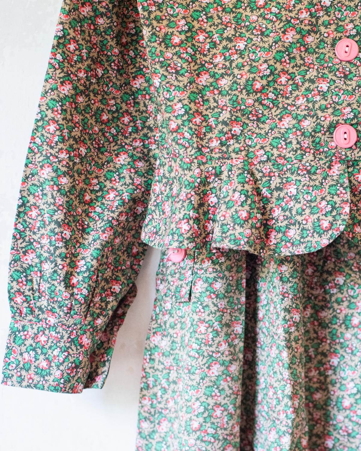 Gorgeous floral set with long shirt and skirt | 10-11 years