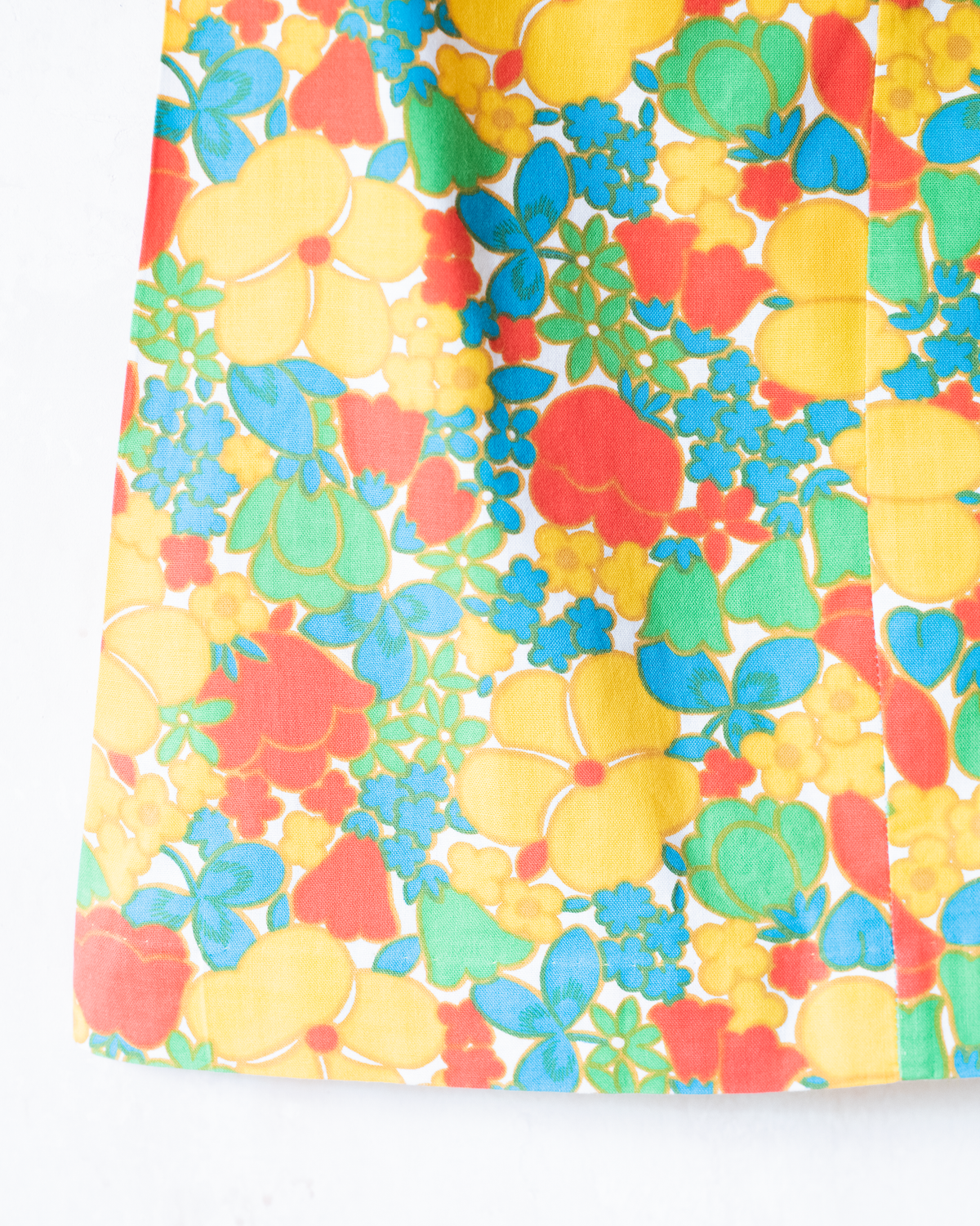 1970s French Floral Summer Dress | 7-8 Years