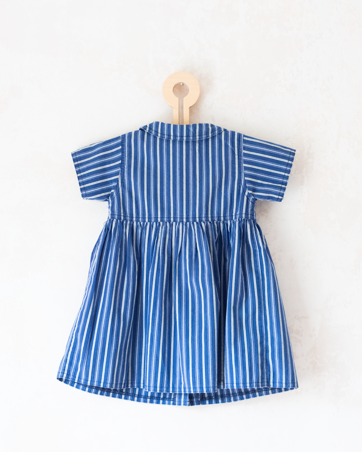 Striped dress with embroidery by the King at the Bar | 18-24 months