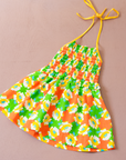 Seventies Floral Dress | French Dead Stock | 18-24 Months