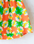 Seventies Floral Dress | French Dead Stock | 18-24 Months