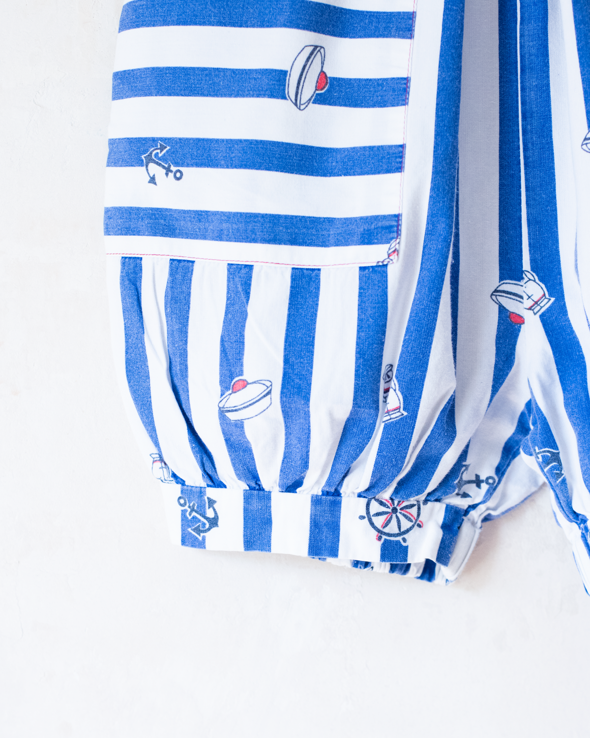 Striped sailor overalls | 3-6 months