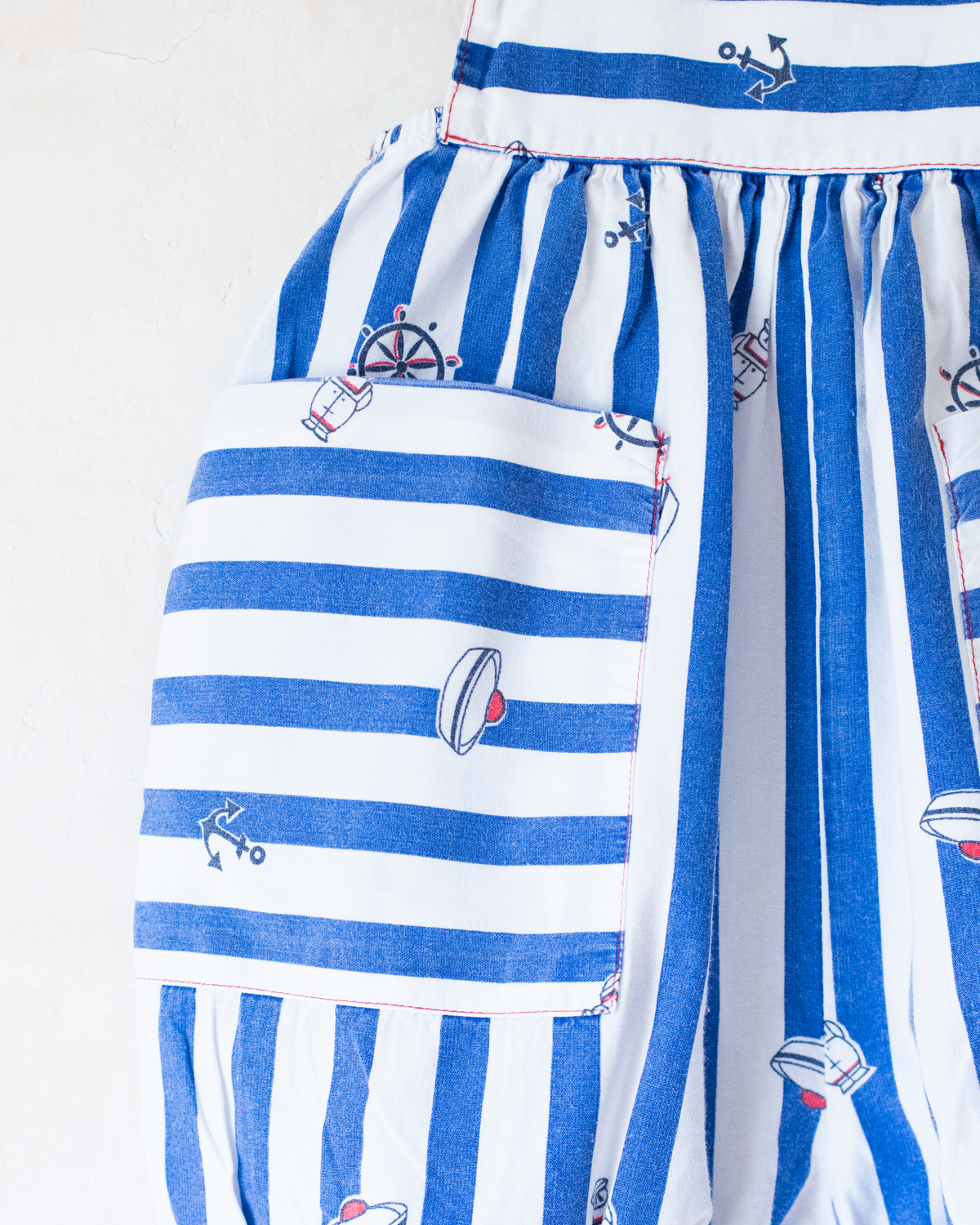 Striped sailor overalls | 3-6 months