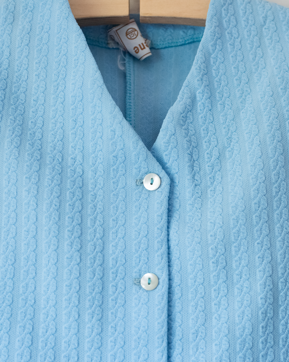 Light blue cardigan and long pants | Dead stock from Italy | 8-9 years