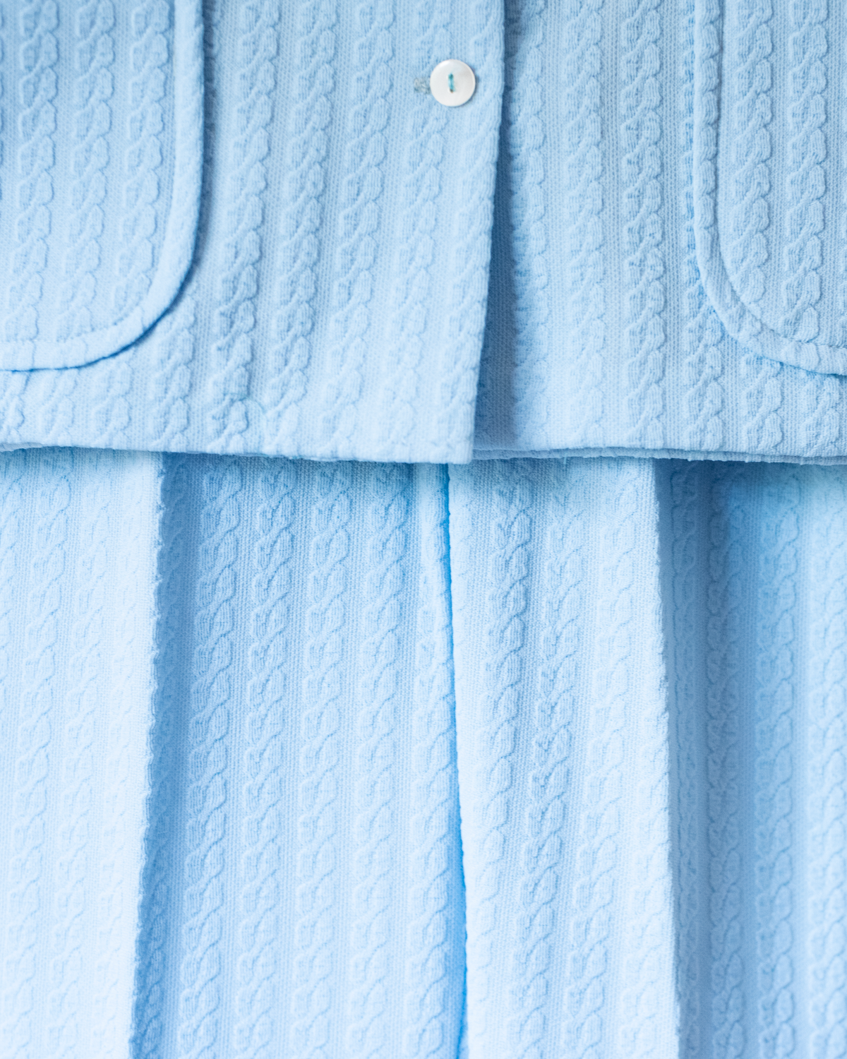 Light blue cardigan and long pants | Dead stock from Italy | 8-9 years