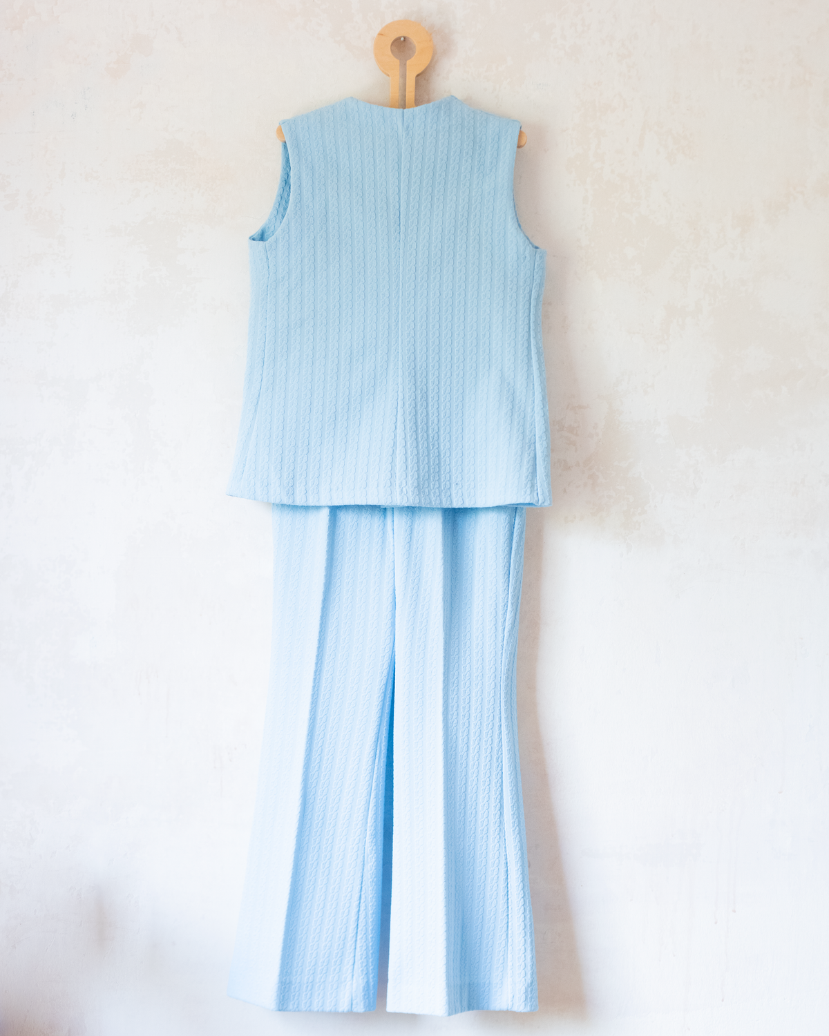 Light blue cardigan and long pants | Dead stock from Italy | 8-9 years