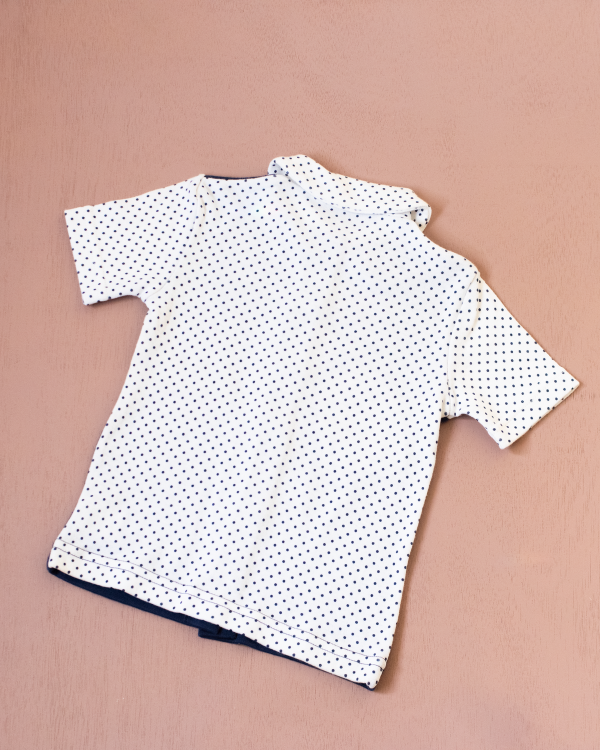 Blue t-shirt with ladybug and dots | 2-3 years