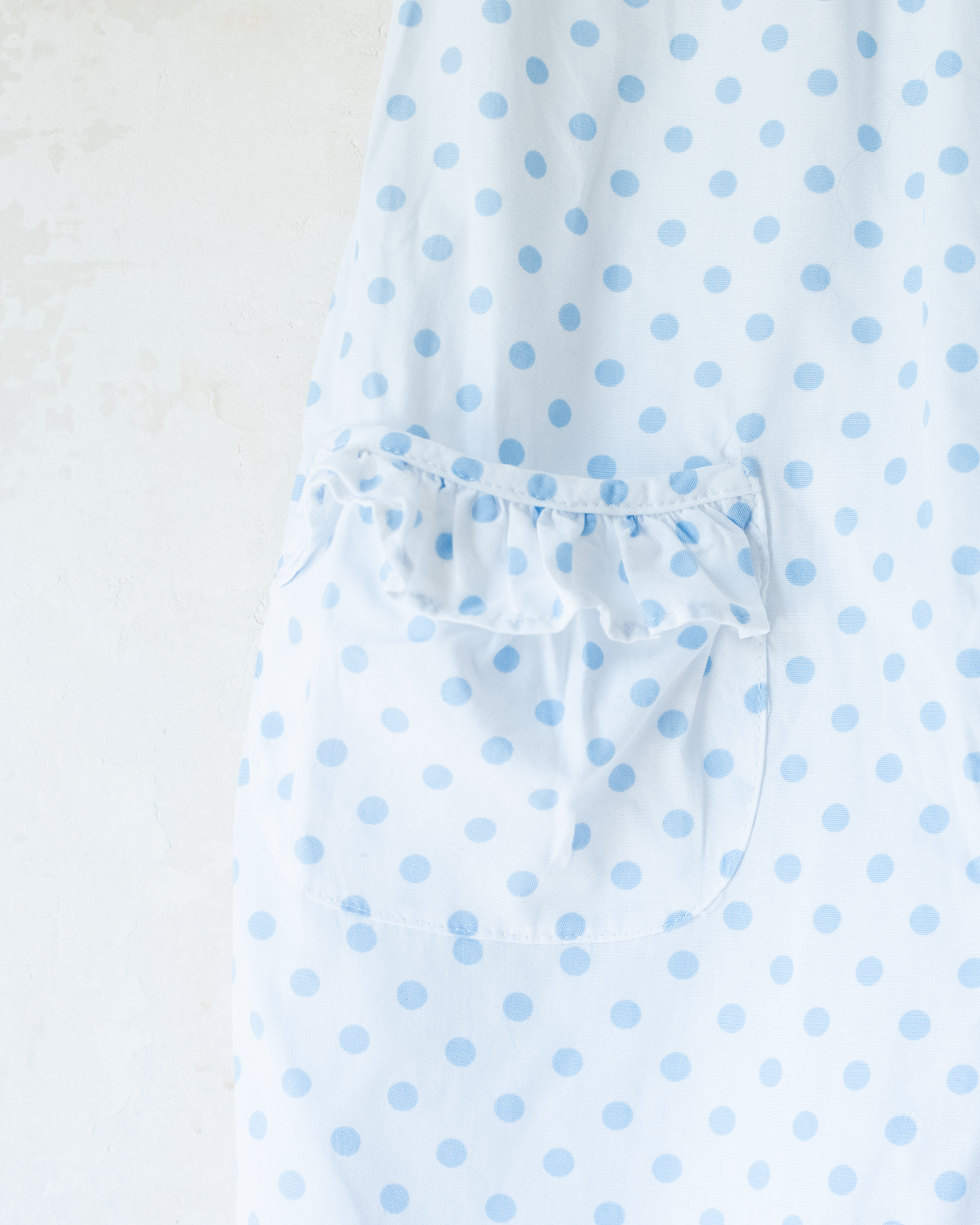 White polka dot jumpsuit | 18-24 months