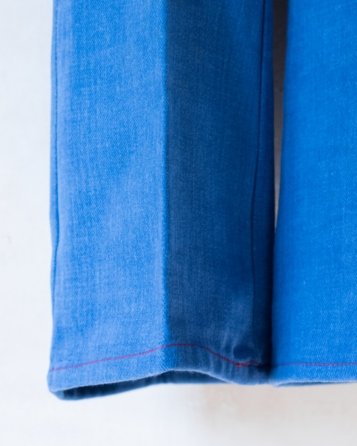 Embroidered denim set from the 70s, shirt and pants | 9-10 years