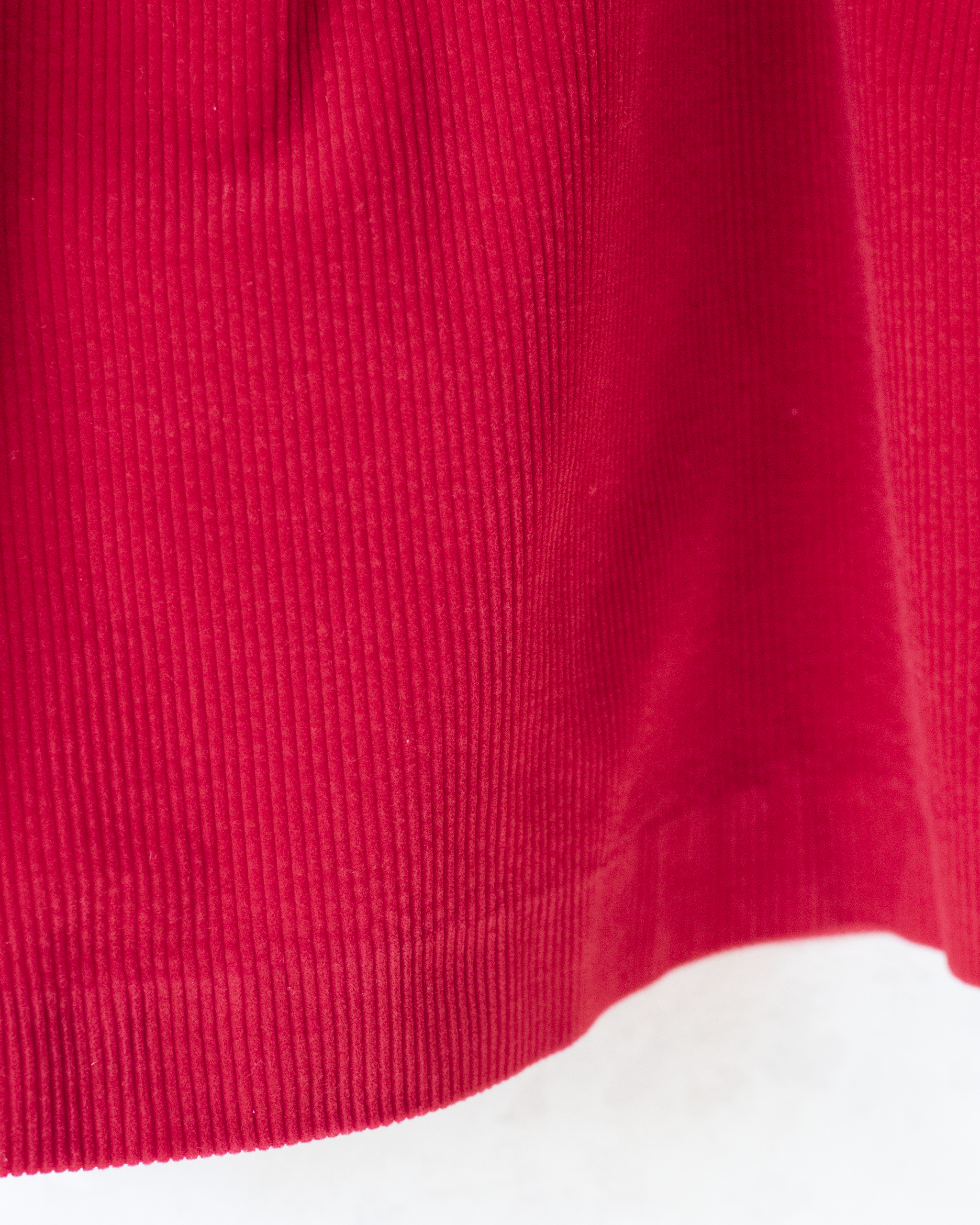 שמלת קורדרוי אדומה עם משבצות | 6-7 שנים
