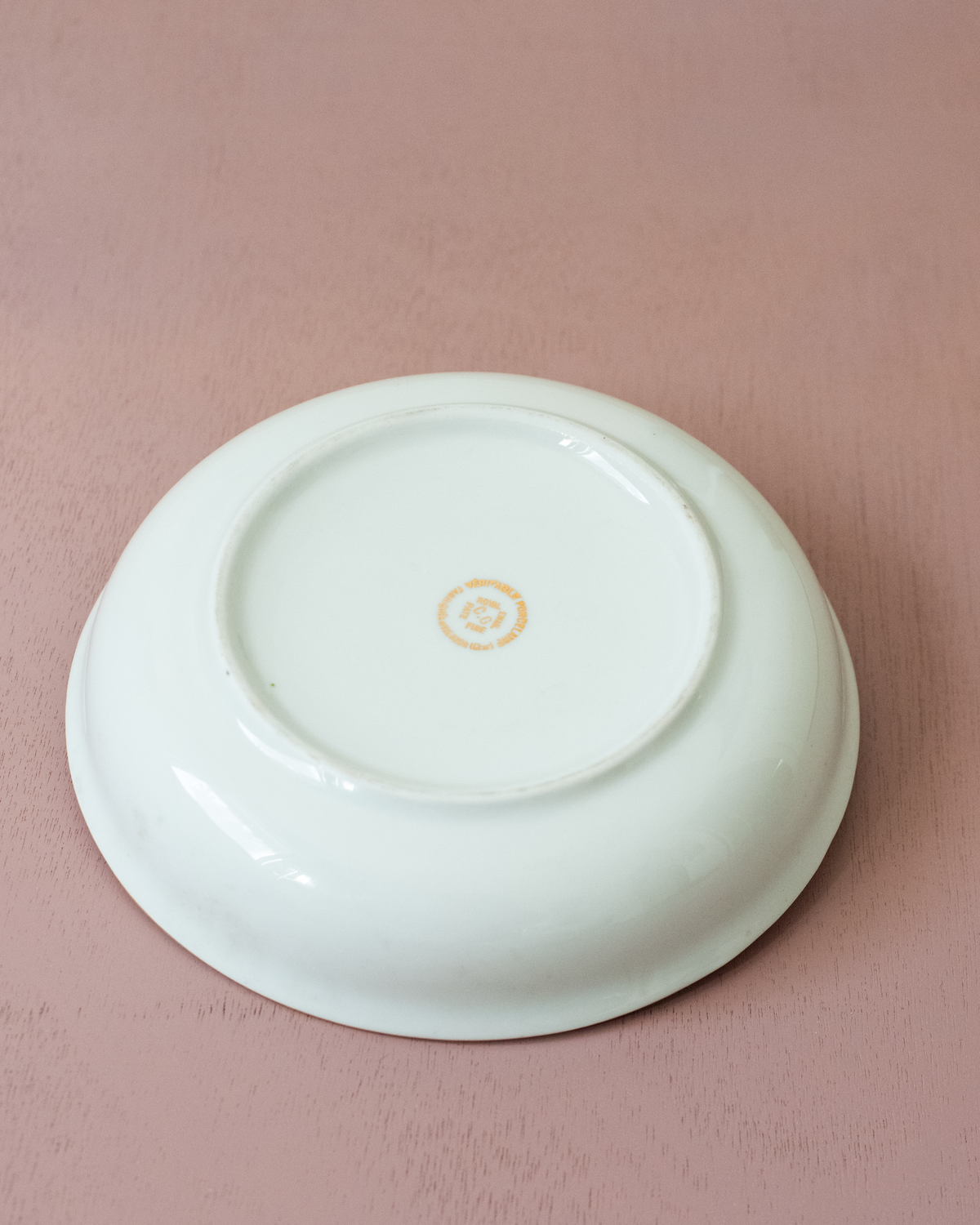 Porcelain porridge bowl | Girl and goat
