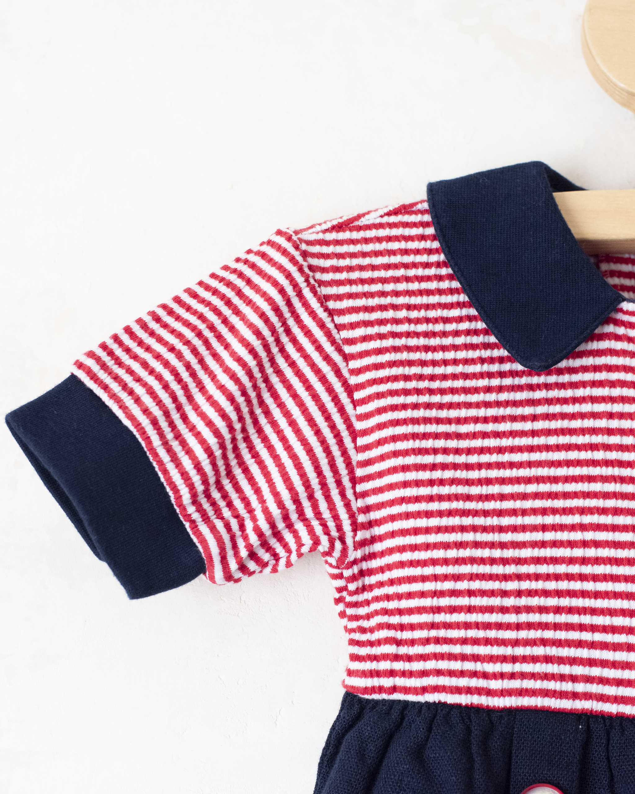 אוברול ימאים קצר  | 18-24 חודשים