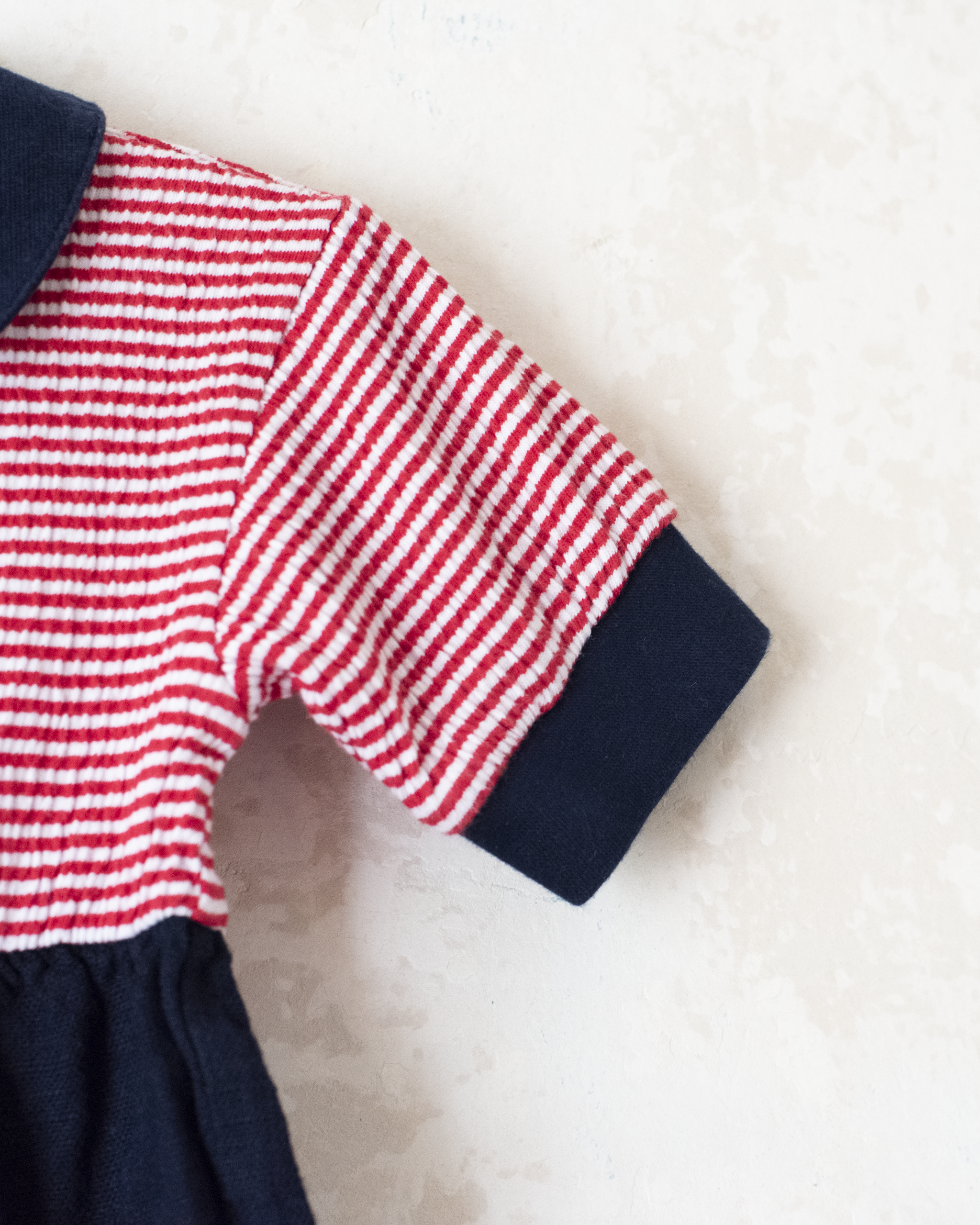 אוברול ימאים קצר  | 18-24 חודשים