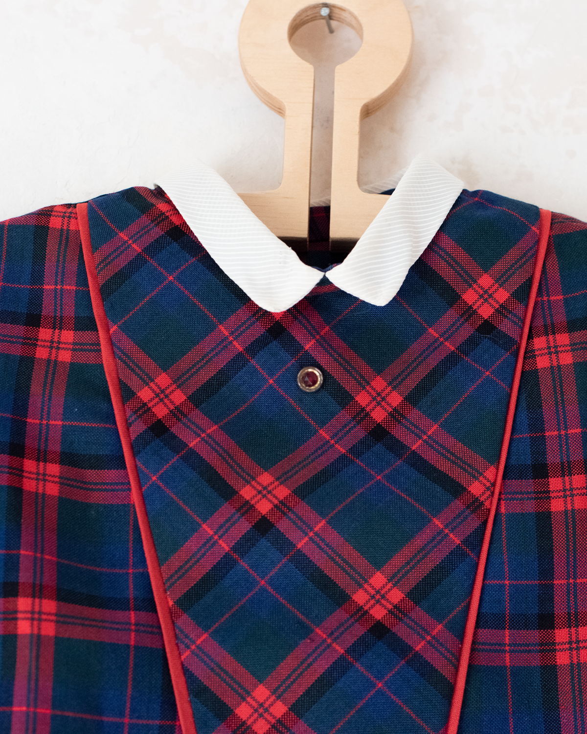 French plaid dress | 5-6 years