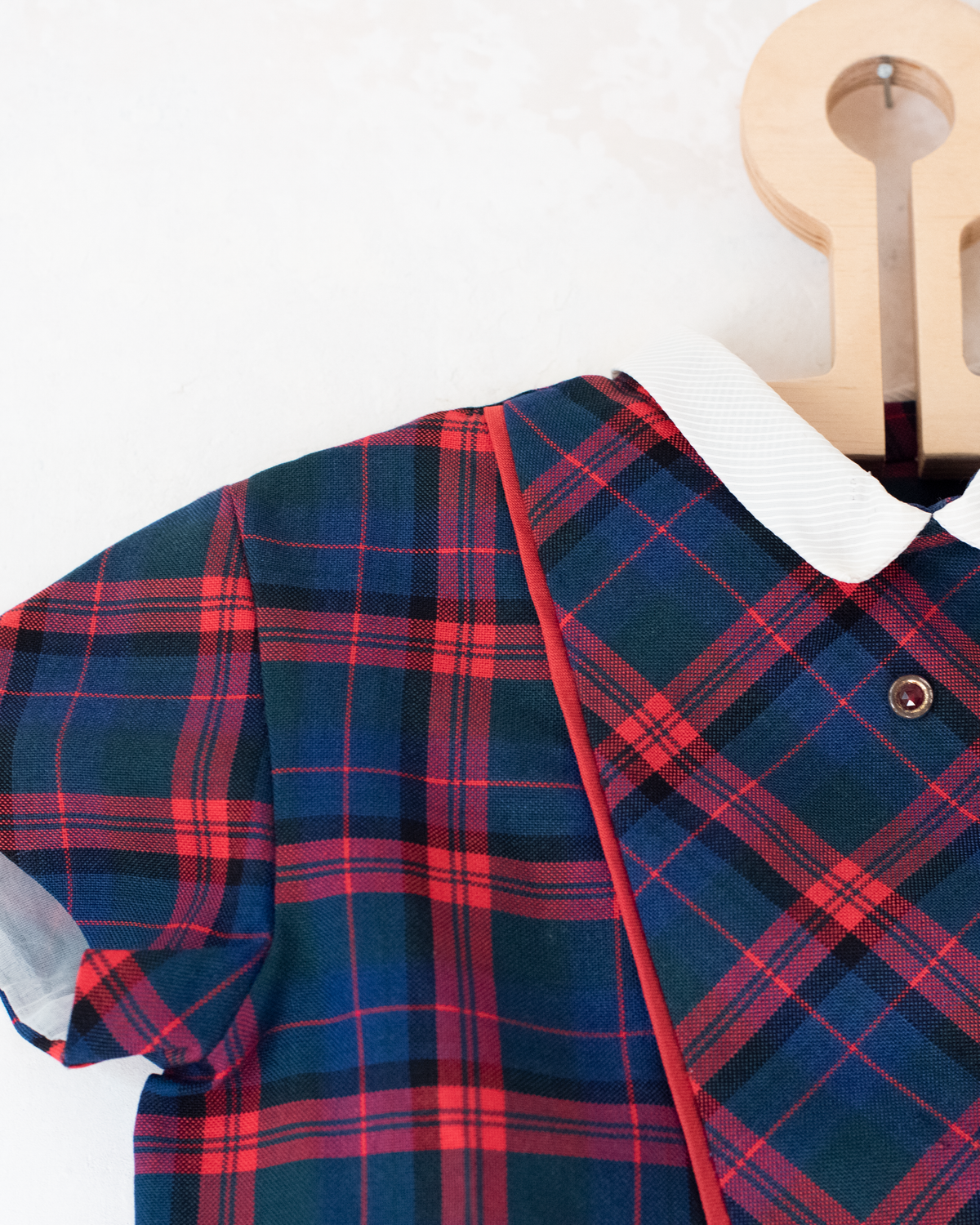 French plaid dress | 5-6 years