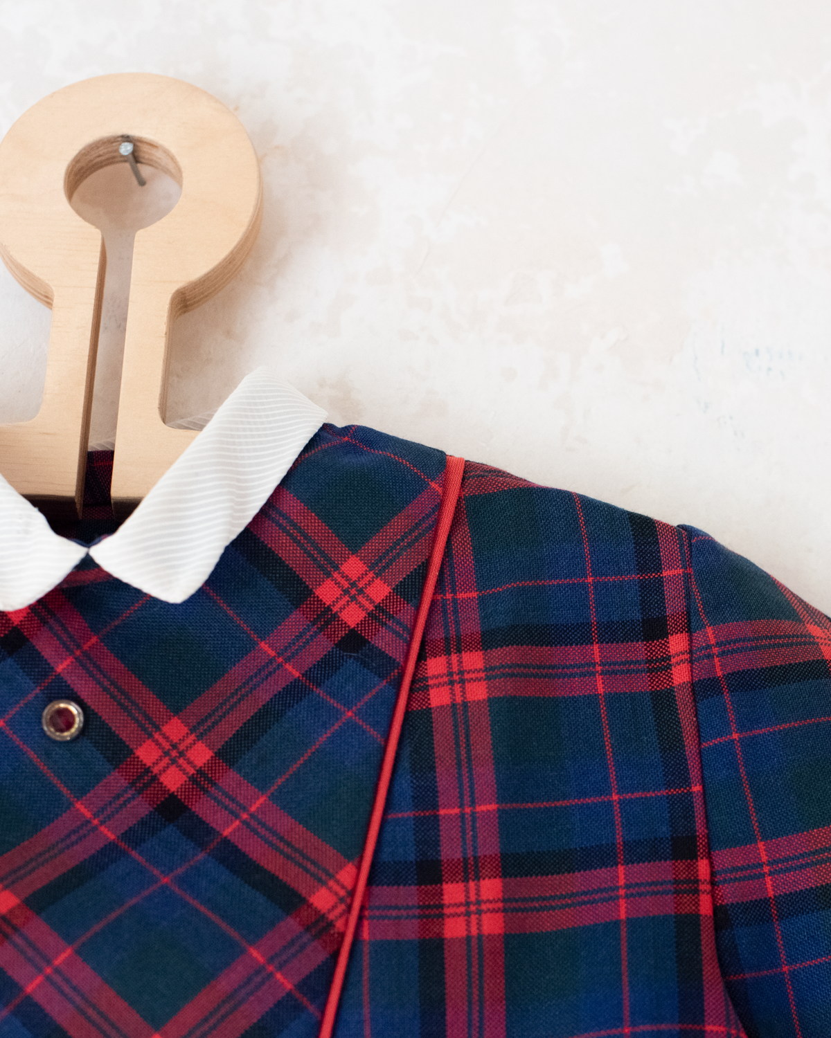 French plaid dress | 5-6 years