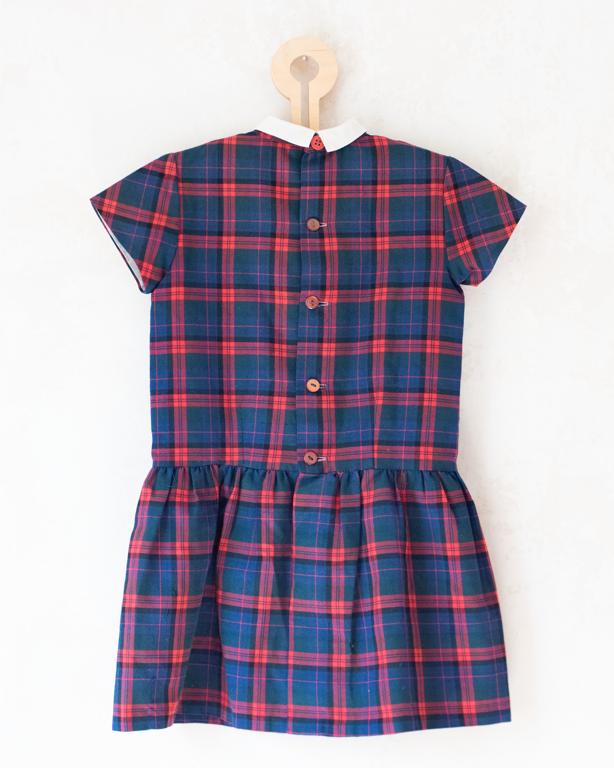 French plaid dress | 5-6 years