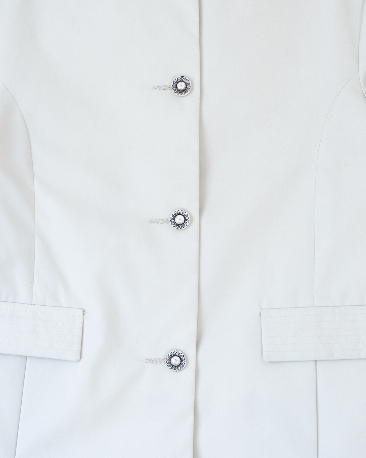 Tailored Beige Jacket | Belgian Dead Stock from the Seventies | 9-10 Years