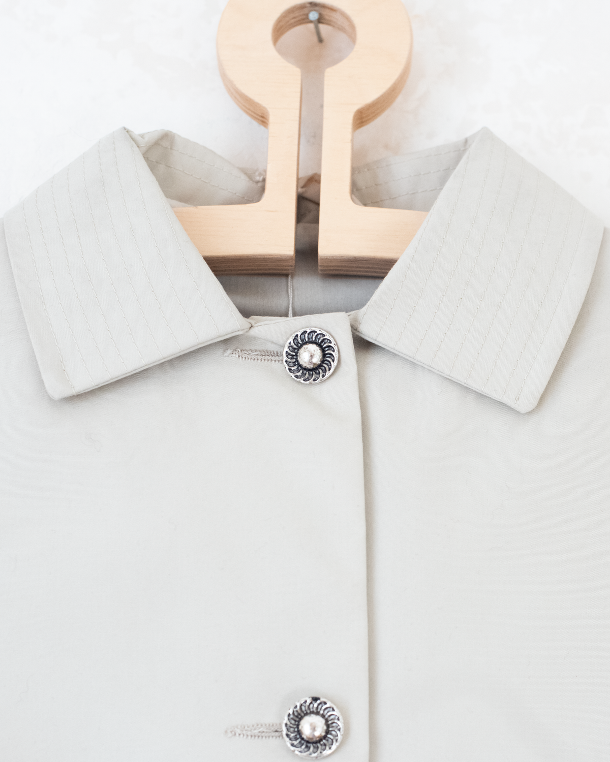 Tailored Beige Jacket | Belgian Dead Stock from the Seventies | 9-10 Years