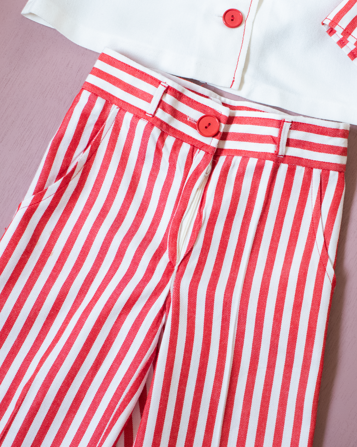 Tailored French suit with stripes | 8-9 years