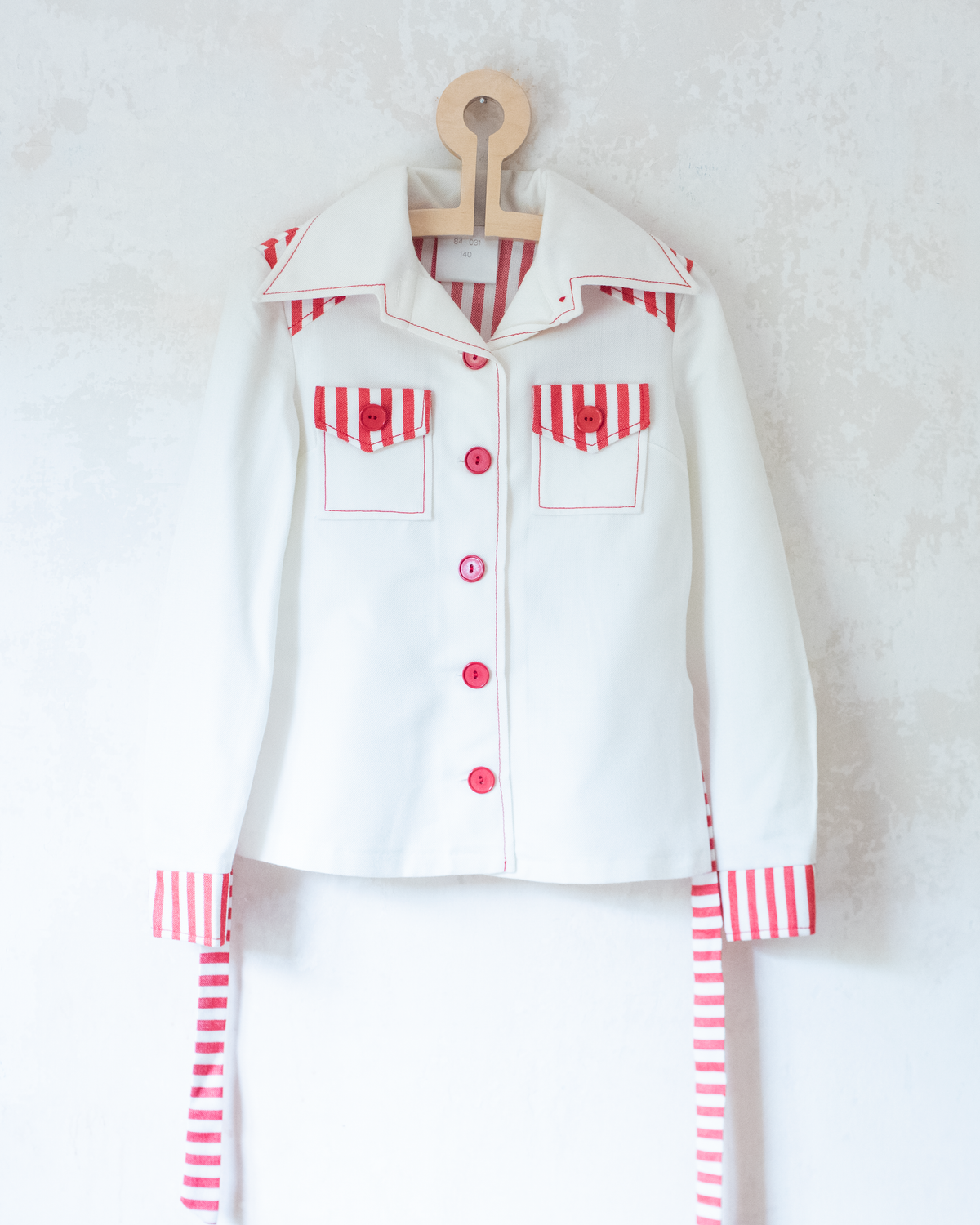 Tailored French suit with stripes | 8-9 years