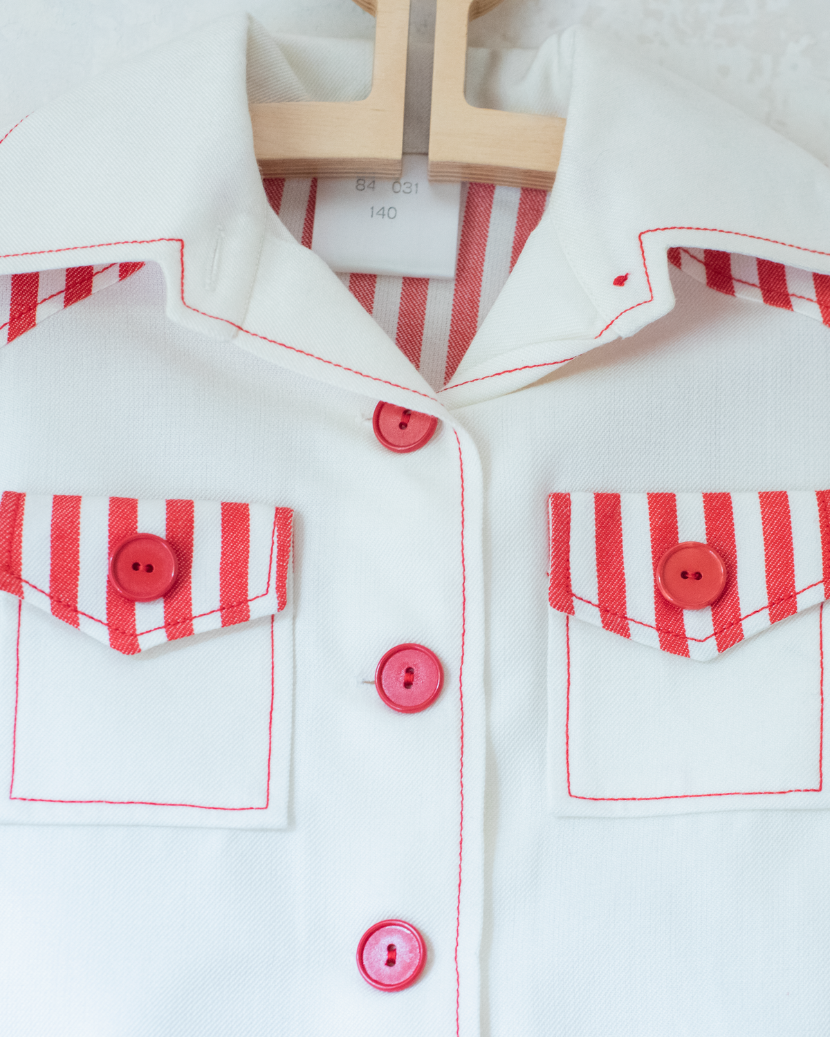 Tailored French suit with stripes | 8-9 years