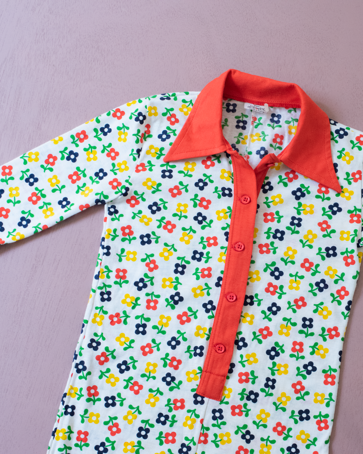Perfect floral jumpsuit from the sixties | 6-7 years