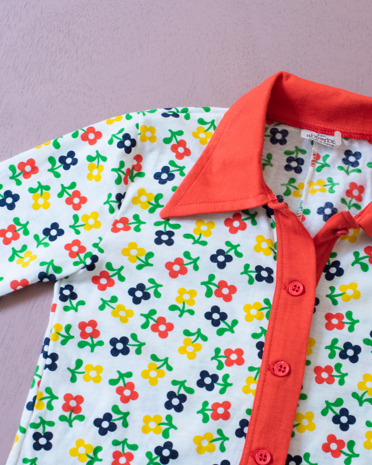 Perfect floral jumpsuit from the sixties | 6-7 years