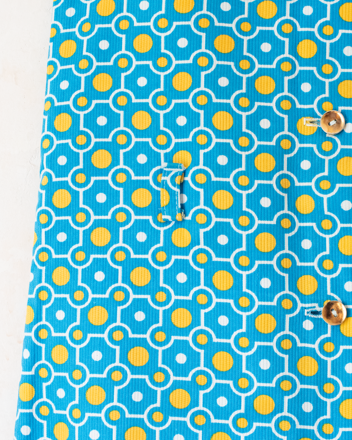 Colorful summer dress | French deadstock from the seventies | 6-7 years