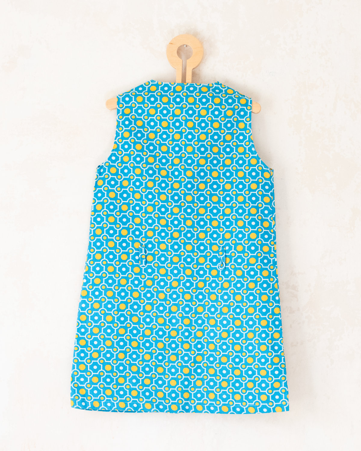 Colorful summer dress | French deadstock from the seventies | 6-7 years