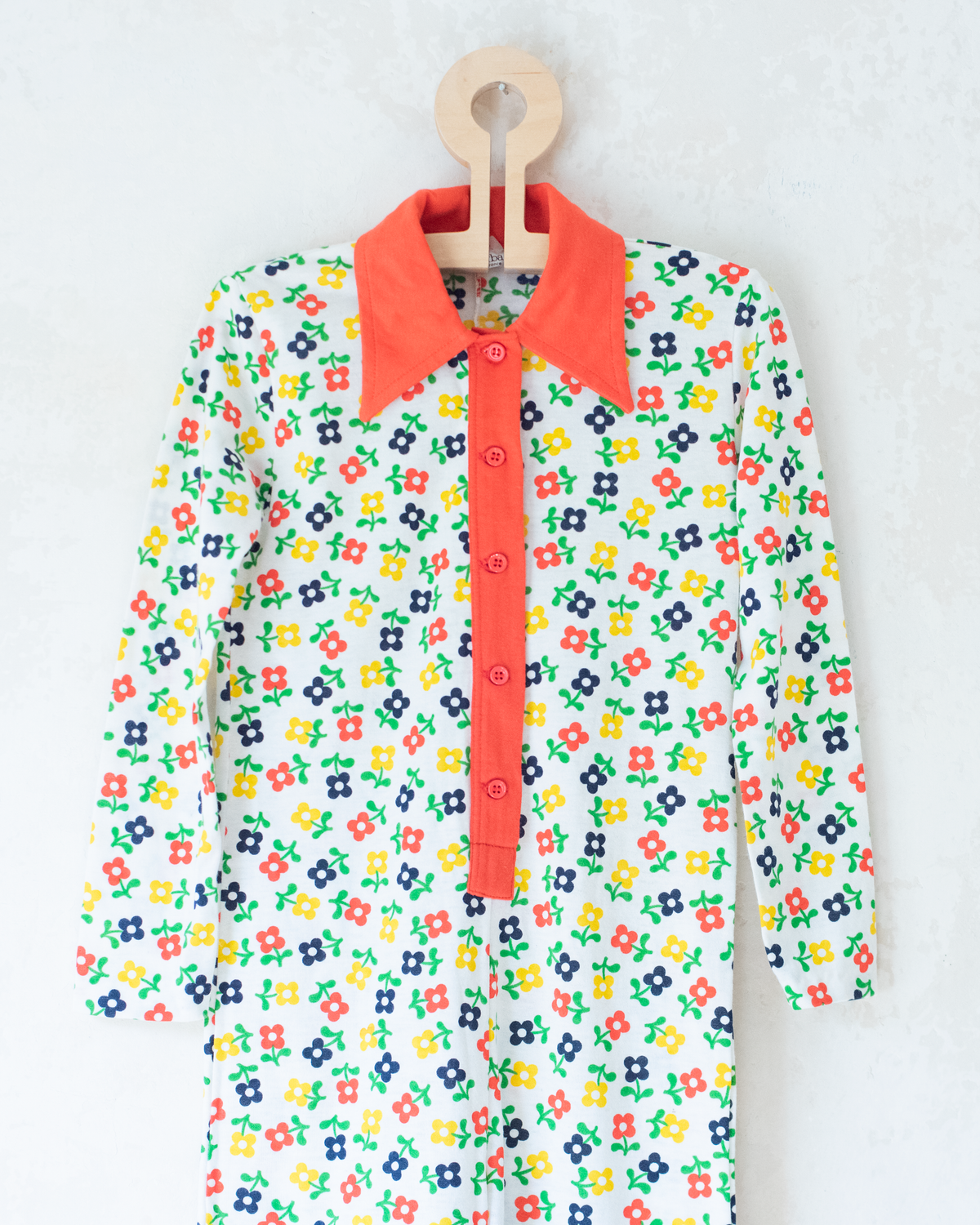 Perfect floral jumpsuit from the sixties | 6-7 years