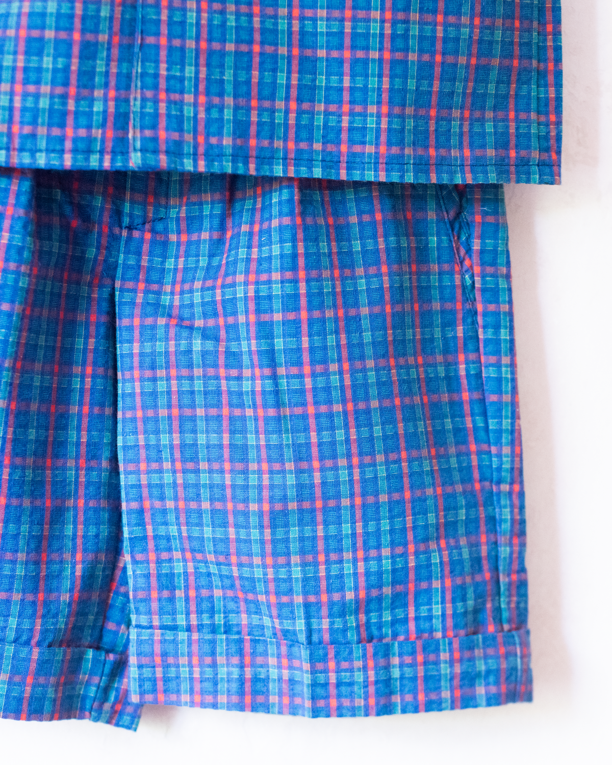 80s Plaid Set | French Dead Stock | 4-5 Years