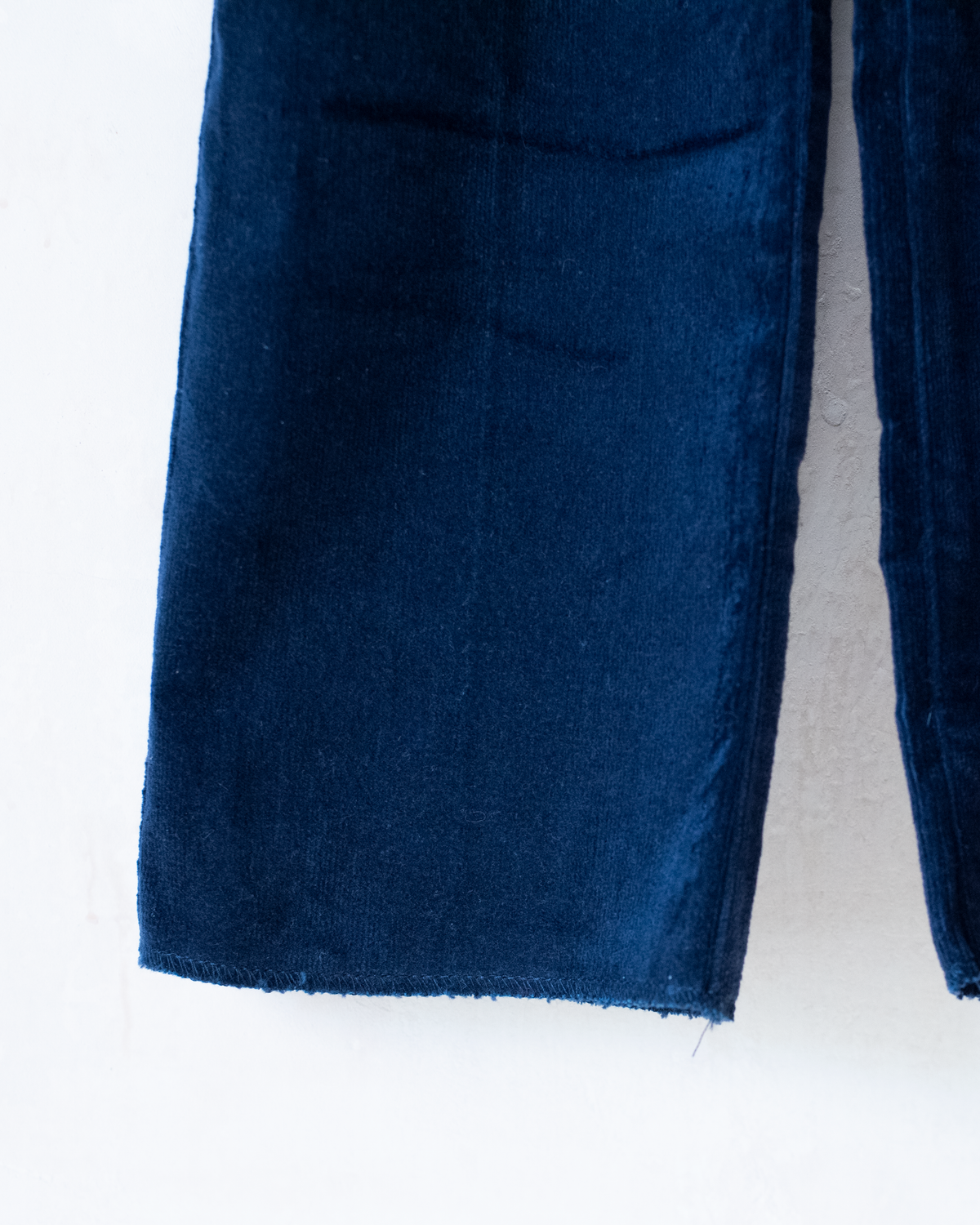 Vest and pants set from France in blue corduroy | 5-6 years