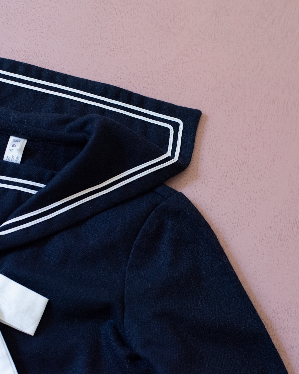 Blue wool sailor top | 6-7 years