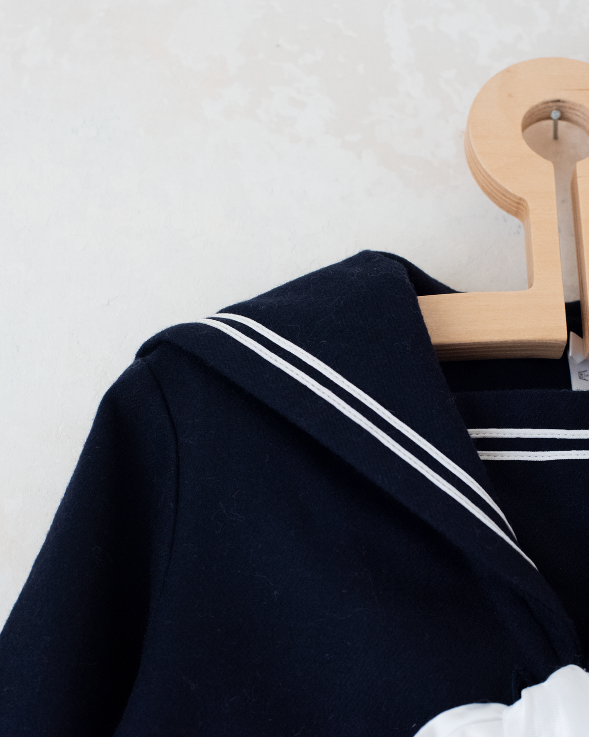Blue wool sailor top | 6-7 years