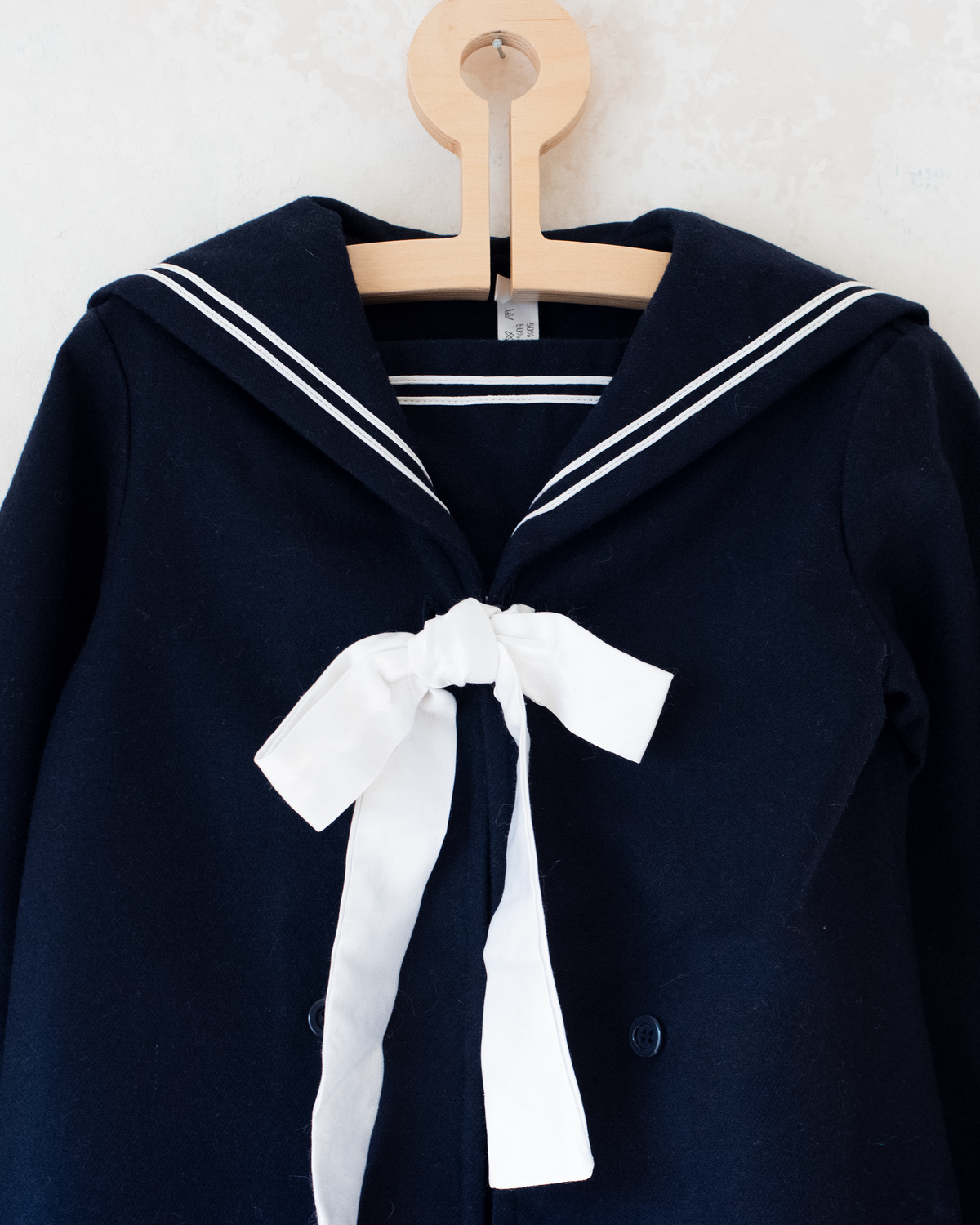 Blue wool sailor top | 6-7 years