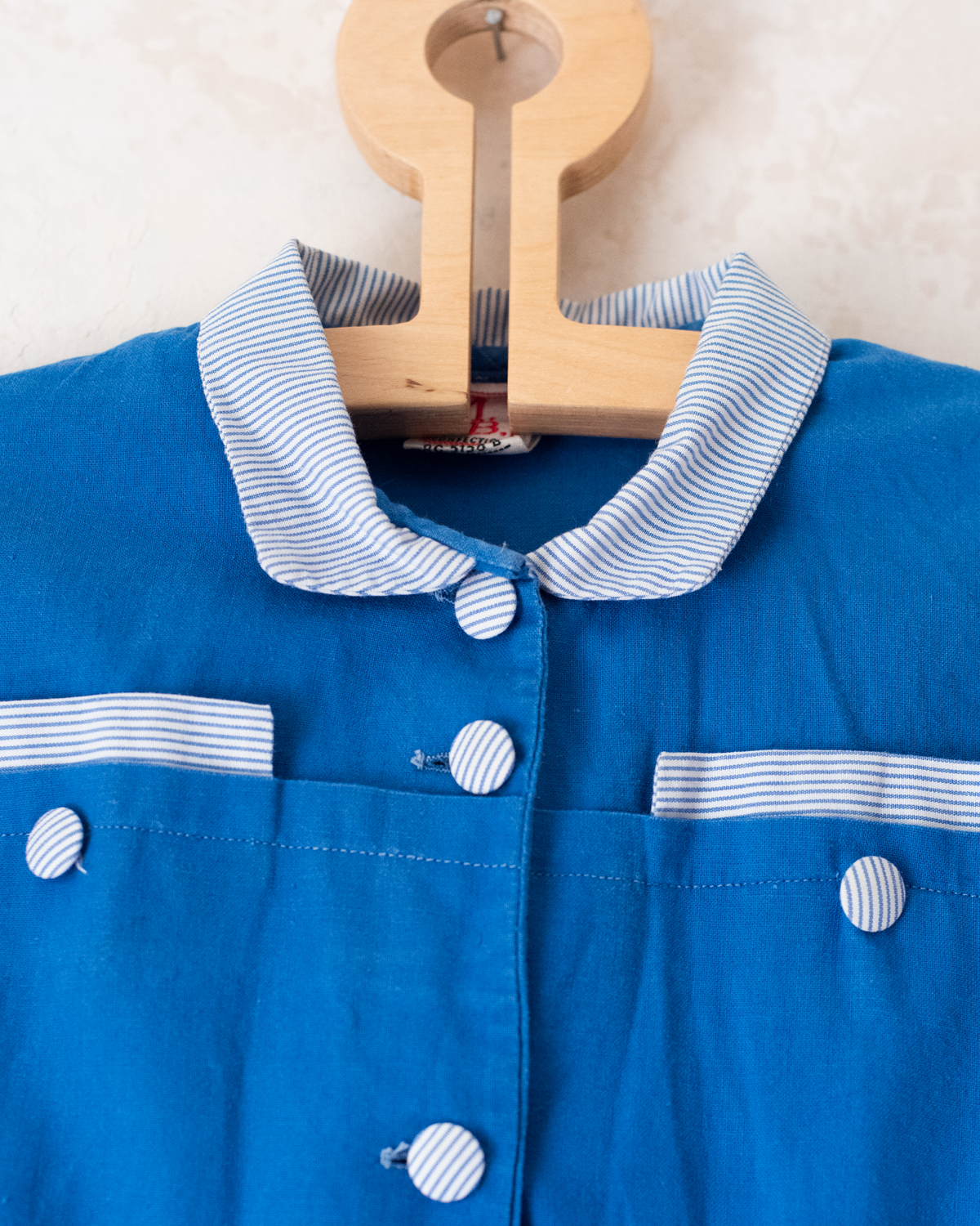 Blue French dress | 5-6 years