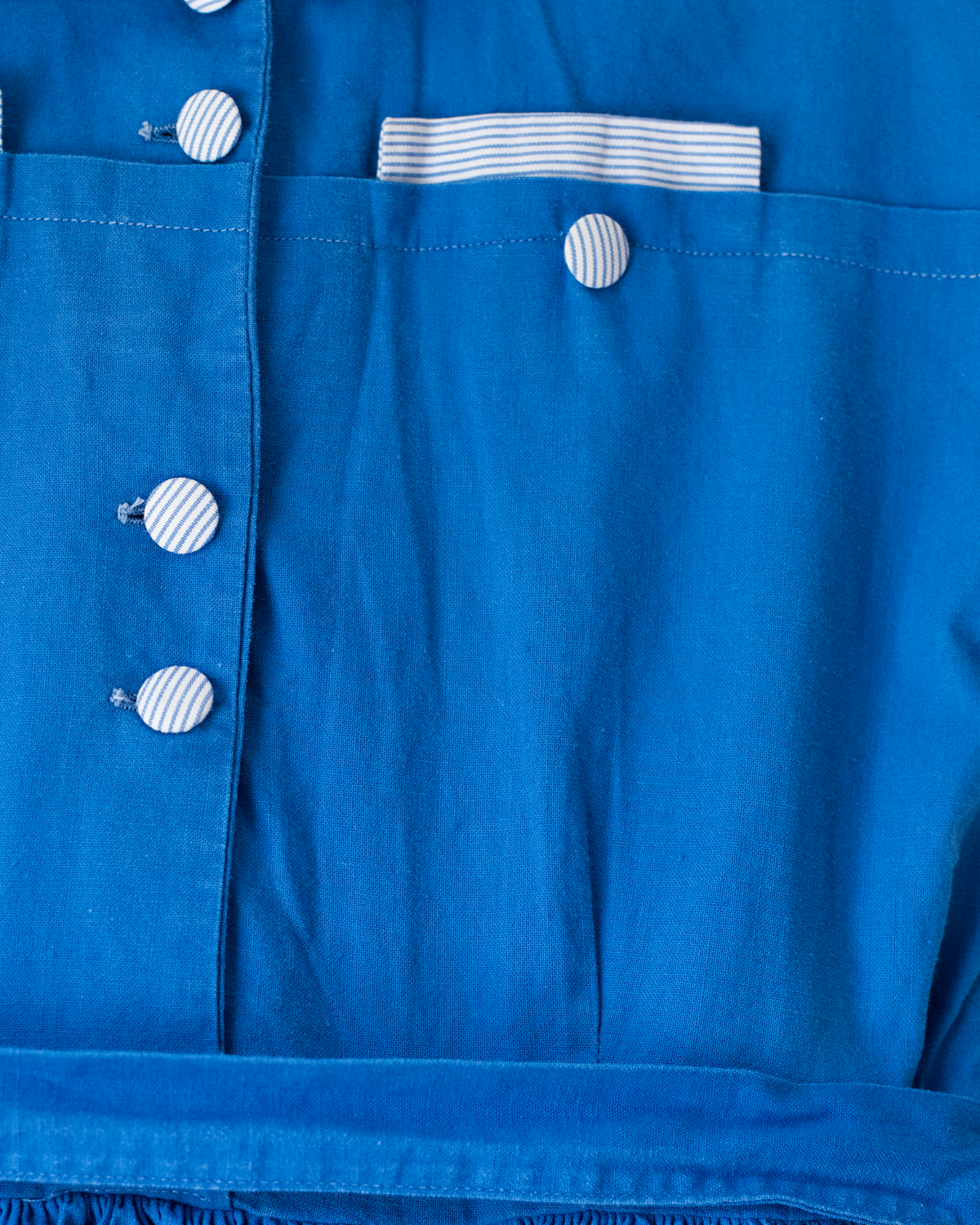 Blue French dress | 5-6 years