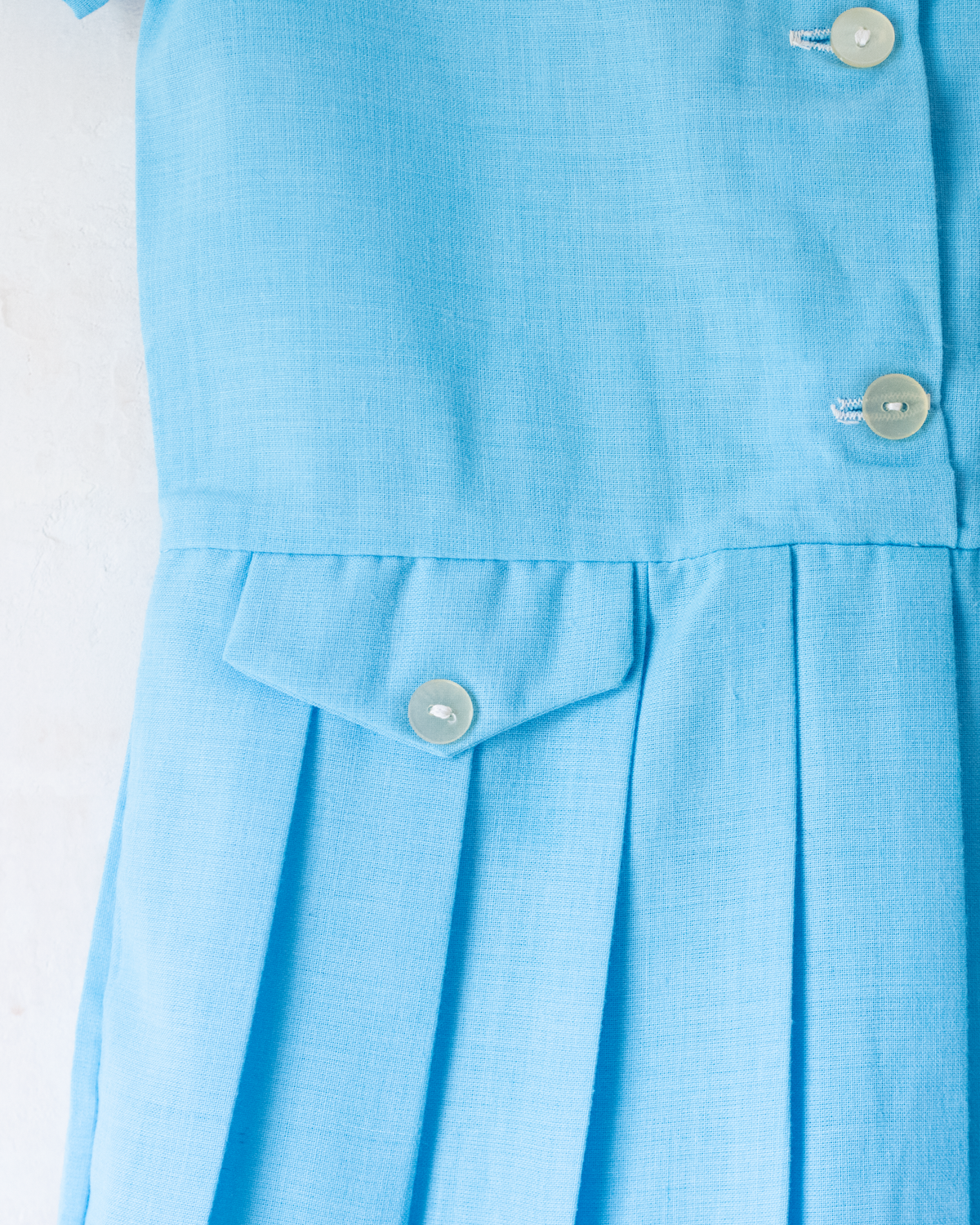 Tailored light blue dress with fleece | 18-24 months