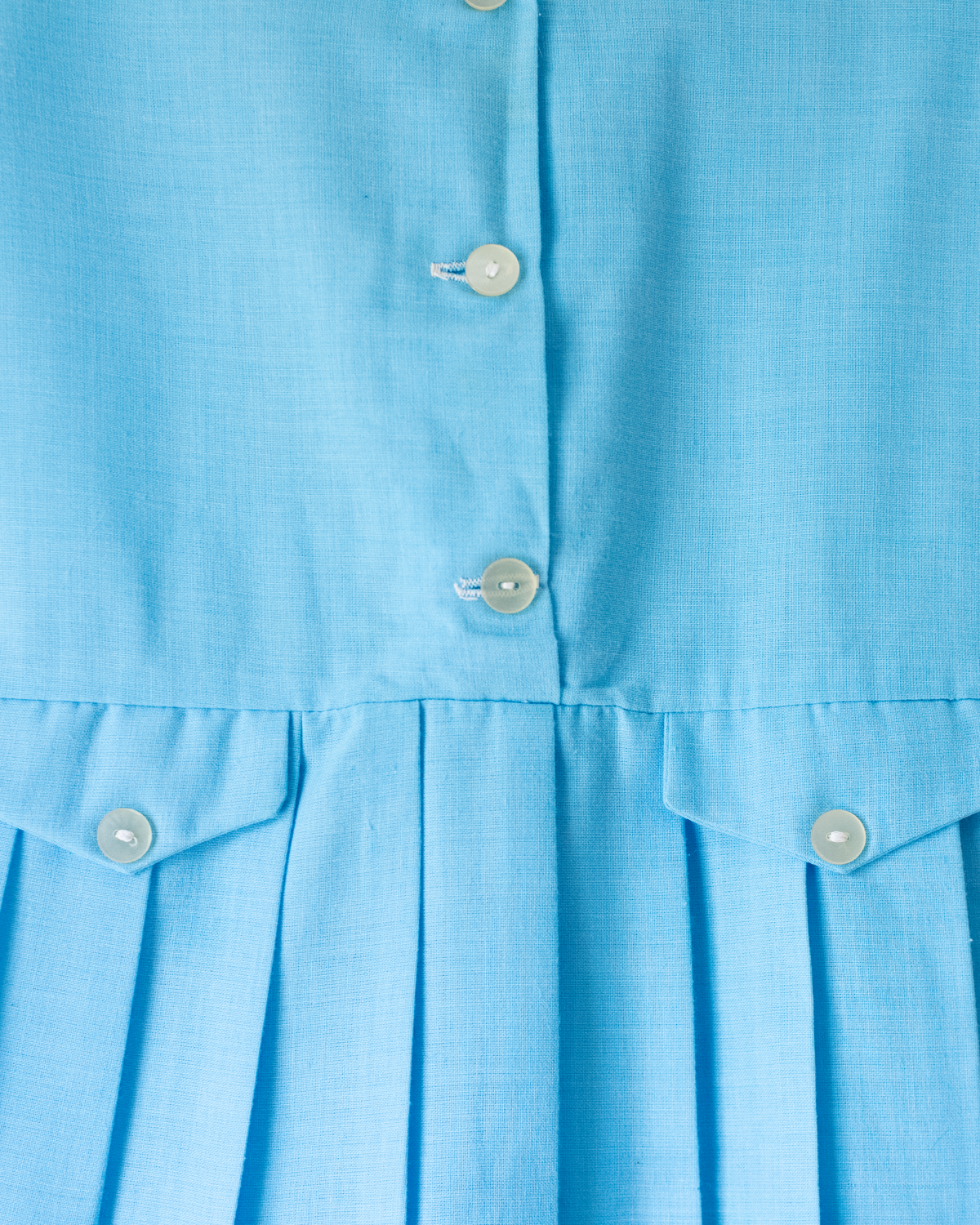Tailored light blue dress with fleece | 18-24 months