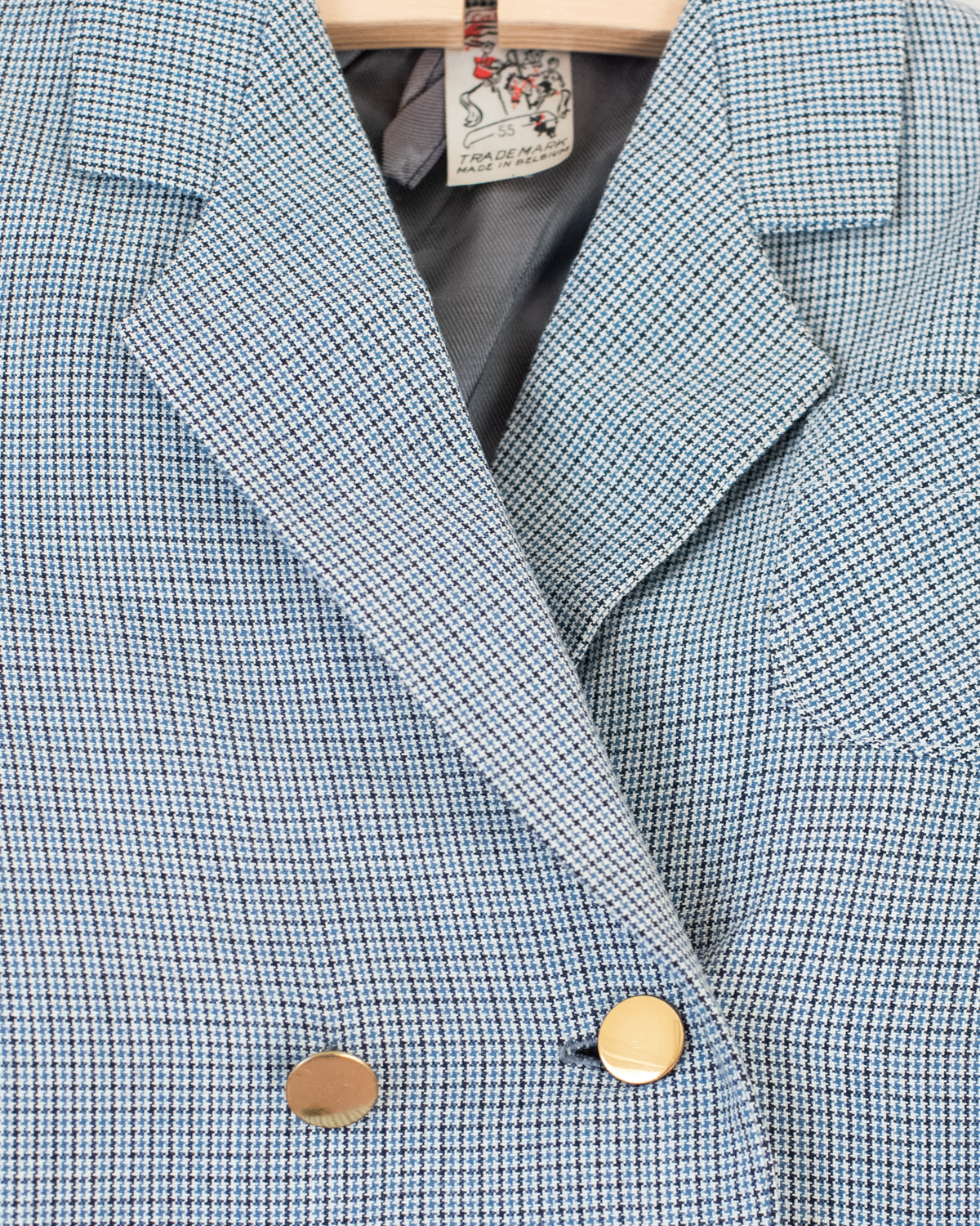 Custom-made plaid jacket | Belgian dead stock from the 70s | 5-6 years