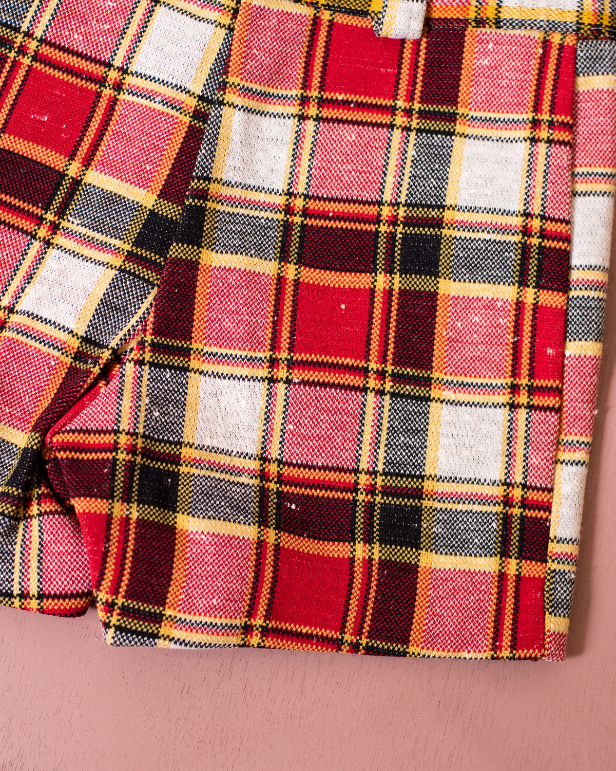 Brown Plaid Pants from the Seventies | Dead Stock from Barcelona | 3-4 Years