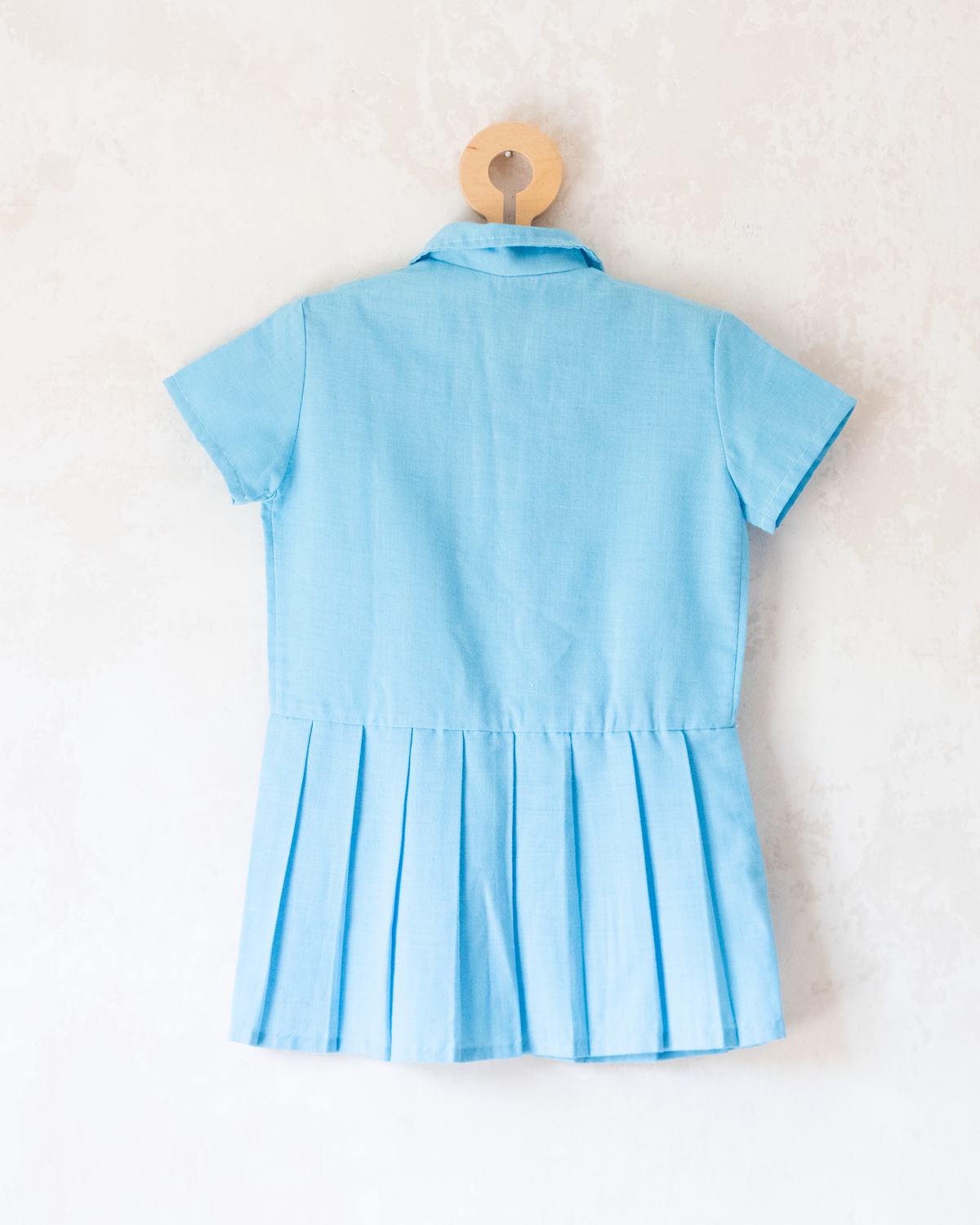 Tailored light blue dress with fleece | 18-24 months