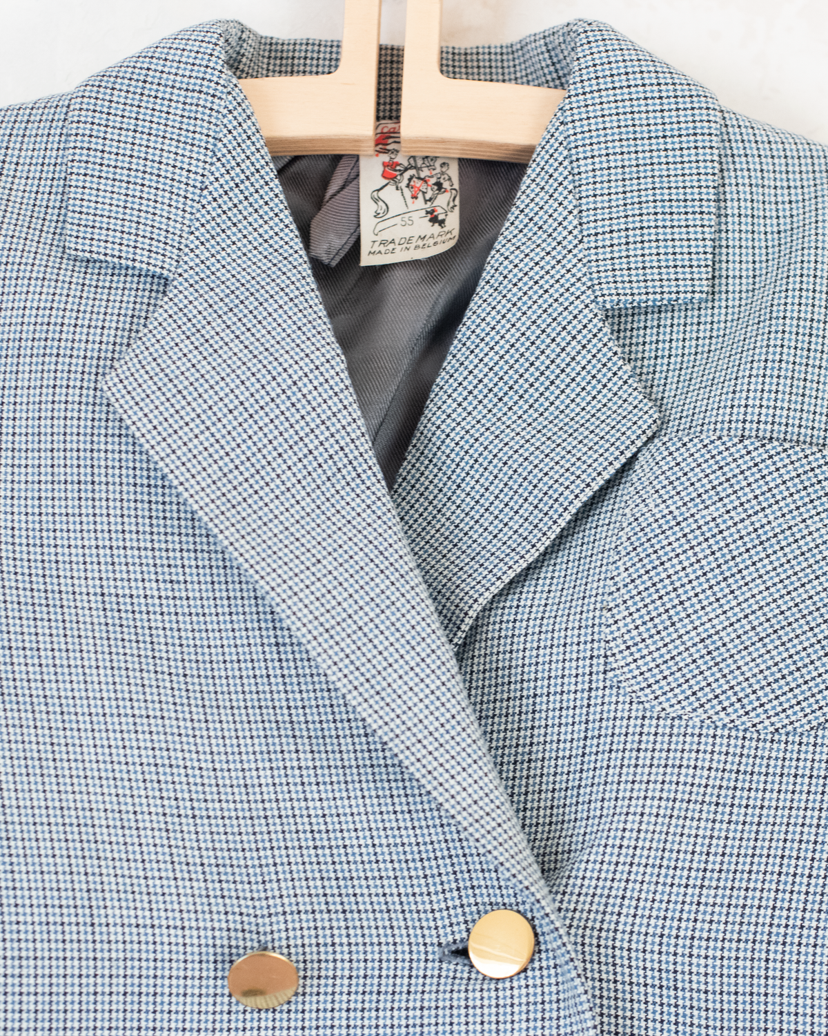 Custom-made plaid jacket | Belgian dead stock from the 70s | 5-6 years