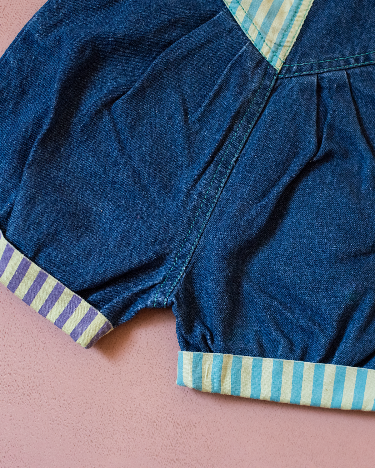 80s denim overalls | 6-9 months