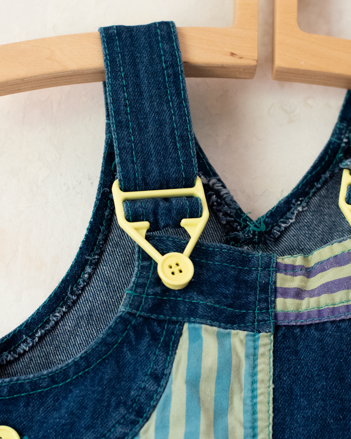 80s denim overalls | 6-9 months