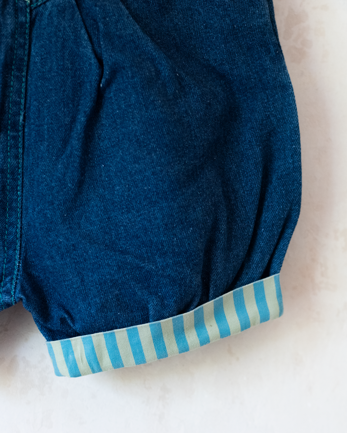 80s denim overalls | 6-9 months