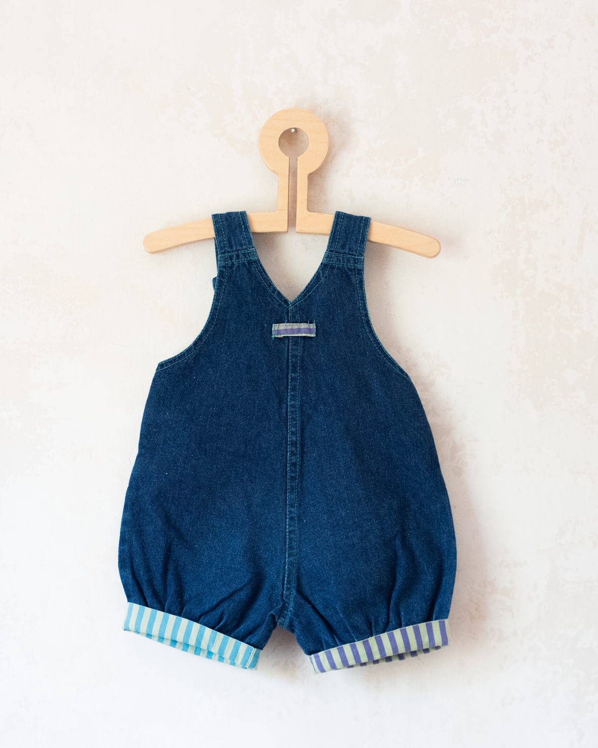 80s denim overalls | 6-9 months